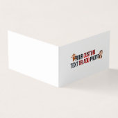 Remove This Design & Add Your Own Design Folded  名刺 (外部)