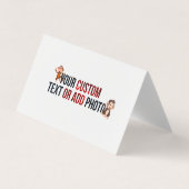 Remove This Design &Add Your Own Design Horizontal 名刺 (正面)