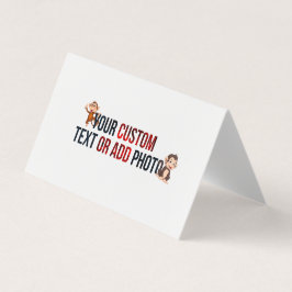 Remove This Design &Add Your Own Design Horizontal 名刺