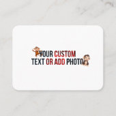 Remove This Design & Add Your Own Design Mighty 名刺 (正面)