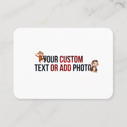 Remove This Design & Add Your Own Design Mighty 名刺 (正面)