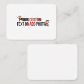 Remove This Design & Add Your Own Design Mighty 名刺 (正面/裏面)