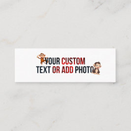 Remove This Design & Add Your Own Design Mini コーリングカード