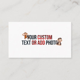 Remove This Design & Add Your Own Design Standard  コーリングカード