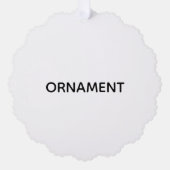 Remove This Text & Add Your Own Design オーナメントカード (正面)