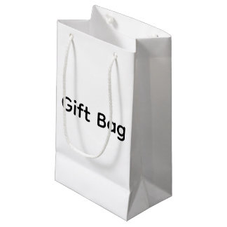 Remove This Text & Add Your Own Design スモールペーパーバッグ