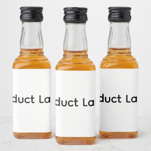 Remove This Text & Add Your Own Design  リキュールボトルラベル (ボトル)