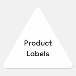 Remove This Text & Add Your Own Design  三角形シール