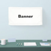 Remove This Text & Add Your Own Design 1.6' x 3' 横断幕 (トレードショー)