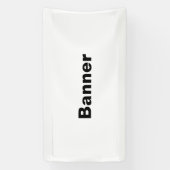 Remove This Text & Add Your Own Design 1.6' x 3' 横断幕 (縦)