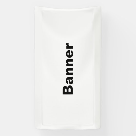 Remove This Text & Add Your Own Design 1.6' x 3' 横断幕 (縦)