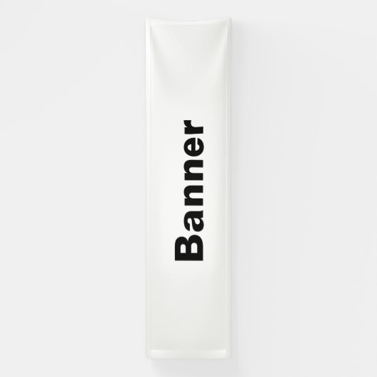 Remove This Text & Add Your Own Design 2.5' x 10' 横断幕 (縦)