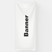 Remove This Text & Add Your Own Design 2.5' x 6' 横断幕 (縦)