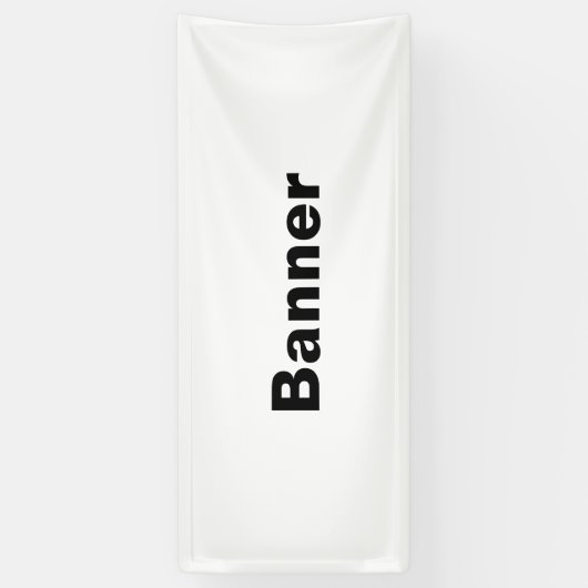 Remove This Text & Add Your Own Design 2.5' x 6' 横断幕 (縦)