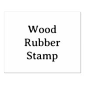 Remove This Text & Add Your Own Design 4" x 5" ラバースタンプ (インプリント)