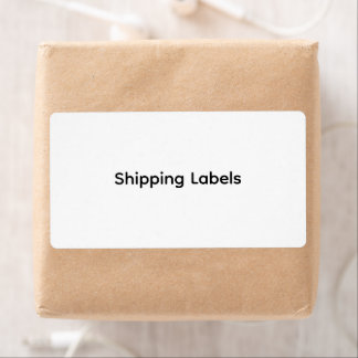 Remove This Text & Add Your Own Design Shipping ラベル