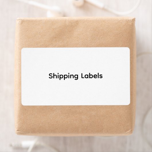Remove This Text & Add Your Own Design Shipping ラベル (インサイチュ)