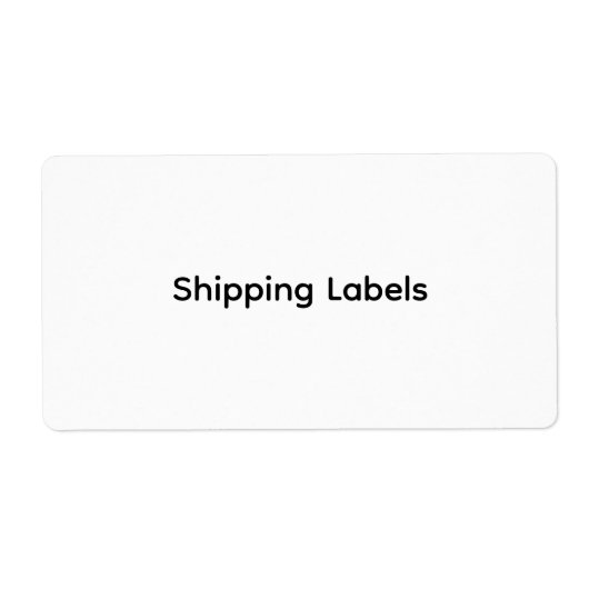 Remove This Text & Add Your Own Design Shipping ラベル (正面)