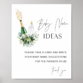 REMYベビー名候補ベビーシャワー記号 ポスター (正面)