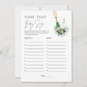 REMY名そのベビーチューンベビーシャワーゲームカード 招待状 (正面)