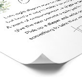 REMY深夜おむつ赤ちゃんシャワーのサイン ポスター (角)