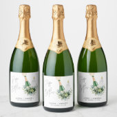 REMY Poppinボトルベビーシャワー スパークリングワインラベル (ボトル)