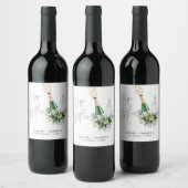 REMY Poppinボトルベビーシャワー ワインラベル (ボトル)