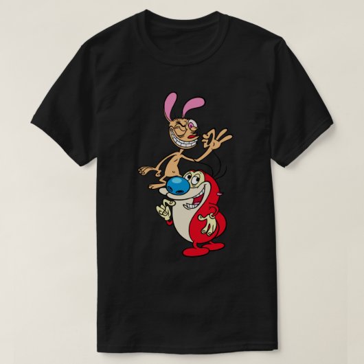 RENとSTIMPY 1 Tシャツ (デザイン正面)