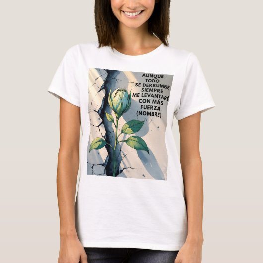 Renacer Emocional – Regalo Personalizado (NOMBRE) Tシャツ (正面)