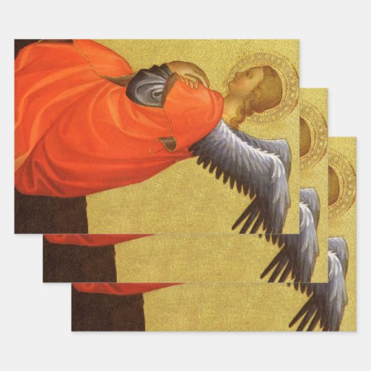 Renaissance Angel by Master of the Bambino Vispo ラッピングペーパーシート (セット)