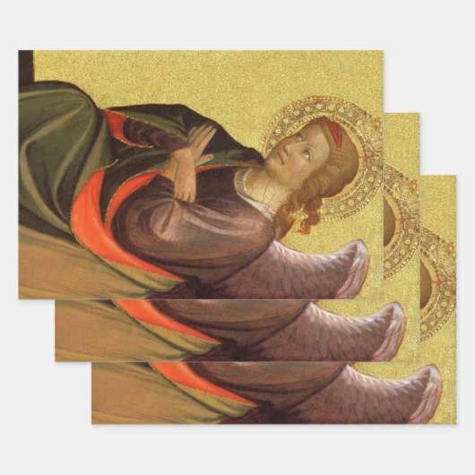 Renaissance Angel by Master of the Bambino Vispo ラッピングペーパーシート (セット)