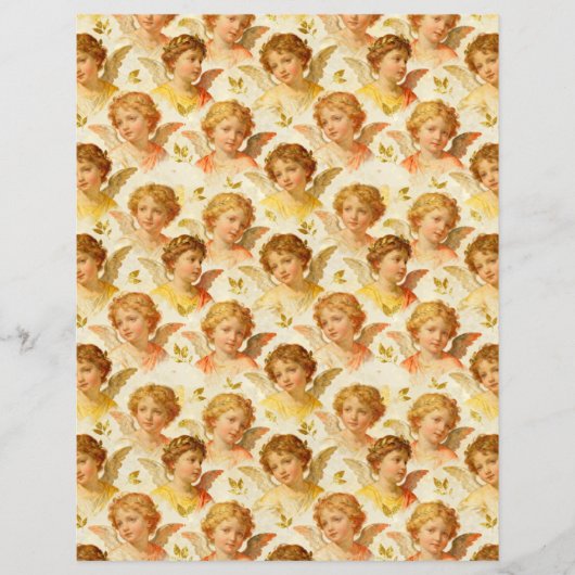 Renaissance Angels Scrapbook Paper (正面)