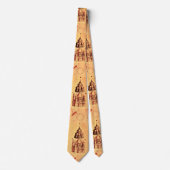 RENAISSANCE ARCHITECTURAL DRAWING by Leonardo  ネクタイ (正面)