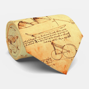 RENAISSANCE ARCHITECTURE DRAWING Leonardo Da Vinci ネクタイ