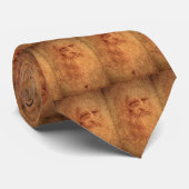 Renaissance Art Self Portrait by Leonardo da Vinci ネクタイ (ロール)