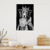 Renaissance Australian Shepherd Portrait, Royal ポスター (キッチン)
