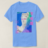 Renaissance Bust Vaporwave Aesthetic Tシャツ (デザイン正面)