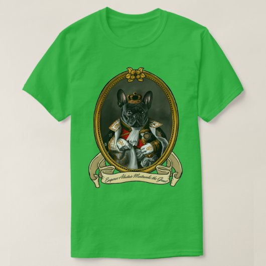 Renaissance Dog Emperor Alastair Mortcombe the Gre Tシャツ (デザイン正面)