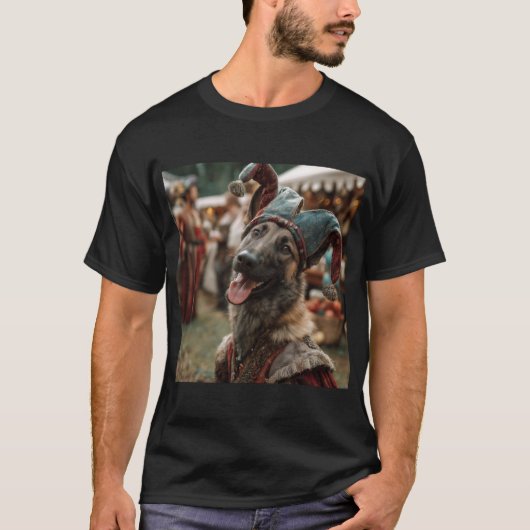 Renaissance Faire Dogs: Belgian Malinois Tシャツ (正面)