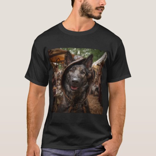 Renaissance Faire Dogs: Dutch Shepherd Tシャツ (正面)