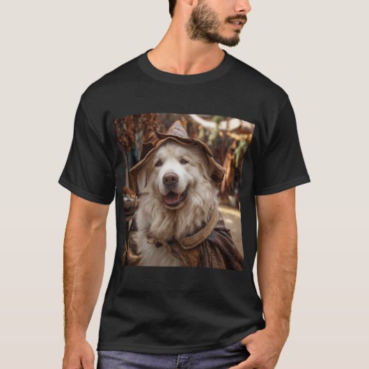Renaissance Faire Dogs: Great Pyrenees Tシャツ (正面)