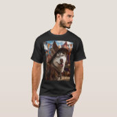 Renaissance Faire Dogs: Siberian Husky Tシャツ (正面フル)