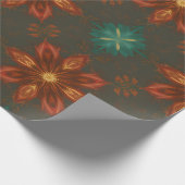 Renaissance-Inspired Christmas Floral ラッピングペーパー (角)