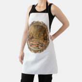 Renaissance Painting Parody Man Eating Sushi エプロン (インサイチュ)