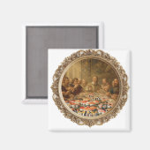 Renaissance Painting Parody Man Eating Sushi マグネット (正面/裏面)