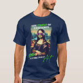 Renaissance Remix: Mona Lisa’s Eternal Connection Tシャツ (正面)