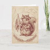 Renaissance Sanguine Patriotic Squirrel Card シーズンカード (正面)