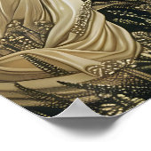 Renaissance Three Graces Art Print Mythical Forest ポスター (角)