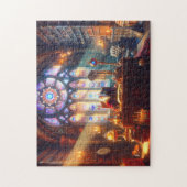 Renaissance Wizard at Desk Ancient Study & Books ジグソーパズル (縦)