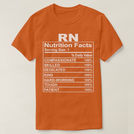 renal nurse nurtition label tシャツ (デザイン正面)